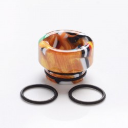 Authentic Reewape AS171 Replacement 810 Drip Tip for SMOK TFV8 / TFV12 Tank / Kennedy - Gold + Multiple Color, Resin, 12mm