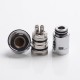 Authentic Reewape RUOK Replacement RBA Coil Head with 510 Connector Adapter for GeekVape Aegis Boost Pod System Kit - Silver