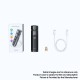 Authentic Wismec R80 80W VW Mod Pod System Starter Kit w/ 510 Thread Adapter - Northern Lights, 4ml, 1 x 18650