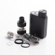 Authentic Vaporesso SWAG II 80W VW Box Mod w/ NRG PE Tank Atomizer Kit - Black, 3.5ml, 5~80W, 1 x 18650