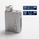 Authentic Vaporesso SWAG II 2 80W Variable Wattage Box Mod - Silver, 5~80W, 0.03~5.0ohm, 1 x 18650