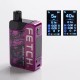 Authentic SMOKTech SMOK Fetch Mini 40W 1200mAh VW Box Mod Pod System Vape Starter Kit - Acrylic Fluid Purple, 3.7ml, 5~40W