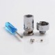 Authentic Reewape RUOK Replacement RBA Coil Head with 510 Connector Adapter for Voopoo VINCI / VINCI X Pod System Kit - Silver