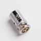 Authentic Reewape RUOK Replacement RBA Coil Head with 510 Connector Adapter for Voopoo VINCI / VINCI X Pod System Kit - Silver