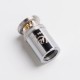 Authentic Reewape RUOK Replacement RBA Coil Head with 510 Connector Adapter for Voopoo VINCI / VINCI X Pod System Kit - Silver