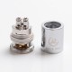 Authentic Reewape RUOK Replacement RBA Coil Head with 510 Connector Adapter for Voopoo VINCI / VINCI X Pod System Kit - Silver