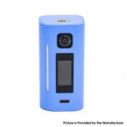 Authentic Asmodus Lustro 200W Touch Screen TC VW Variable Wattage Box Mod - Baby Blue, 5~200W, 2 x 18650