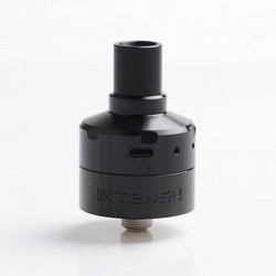 Authentic Damn Intense DL / MTL RDA Rebuildable Dripping Atomizer w/ BF Pin - Black, Stainless Steel, 24mm Diameter