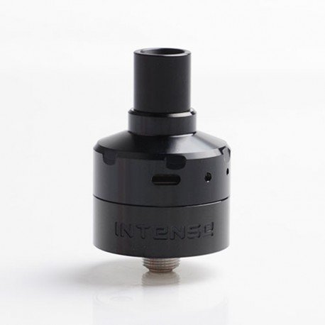 Authentic Damn Intense DL / MTL RDA Rebuildable Dripping Atomizer w/ BF Pin - Black, Stainless Steel, 24mm Diameter