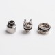 Authentic HippoVape VSS RBA Rebuildable Coil Kit V3 for SMOK RPM Pod / SMOK RPM40 /Fetch Mini Vape Kit - Silver, Stainless Steel