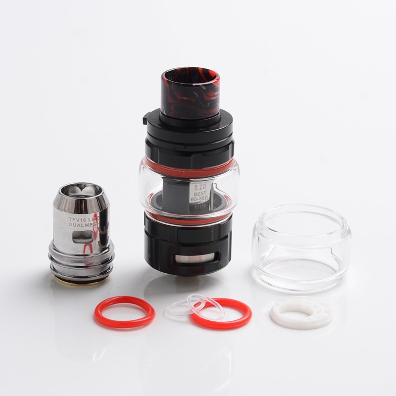 Buy Authentic SMOKTech TFV16 Lite Mesh Sub Ohm Black Tank Atomizer