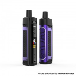 Authentic IJOY Jupiter 70W VW Box Mod Pod System Starter Kit - Purple, 0.2ohm / 0.6ohm, 5~70W, 1 x 18650