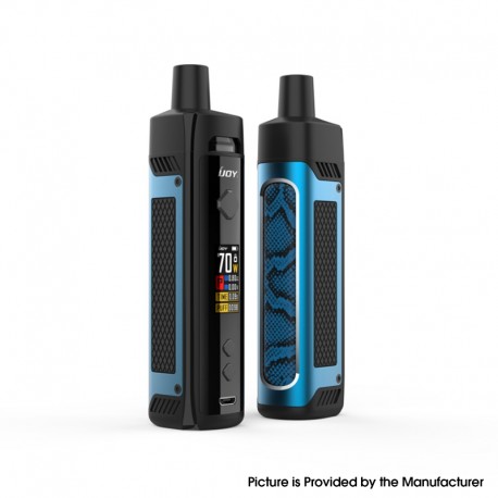 Authentic IJOY Jupiter 70W VW Box Mod Pod System Starter Kit - Blue, 0.2ohm / 0.6ohm, 5~70W, 1 x 18650