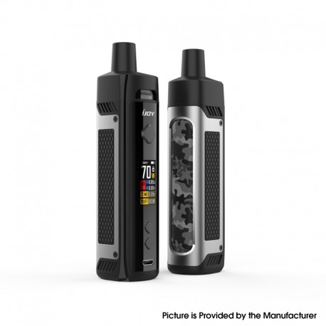 Authentic IJOY Jupiter 70W VW Box Mod Pod System Starter Kit - Gunmetal, 0.2ohm / 0.6ohm, 5~70W, 1 x 18650