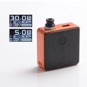 [Ships from Battery Warehouse] Authentic SXK Bantam Revision 30W VW Box Mod Kit w/ 18350 Battery - Orange, 5~30W, 1 x 18350