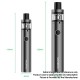 Authentic VOOPOO PnP 20 AIO 40W 1500mAh Pen Starter Kit - Black, Stainless Steel, 2ml, 0.45ohm (Standard Version)