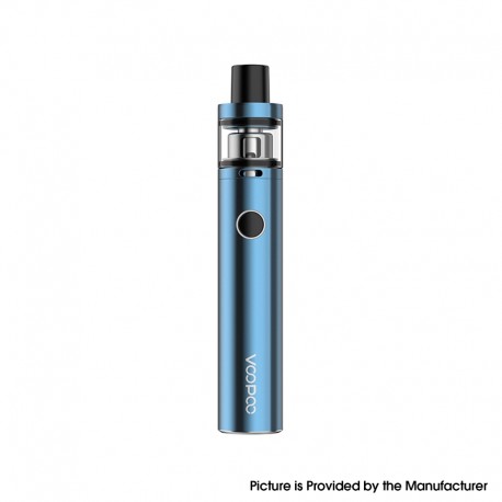 Authentic VOOPOO PnP 22 AIO 50W 2000mAh Pen Starter Kit - Blue, Stainless Steel, 2ml, 0.3ohm (Standard Version)