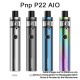 Authentic VOOPOO PnP 22 AIO 50W 2000mAh Pen Starter Kit - Blue, Stainless Steel, 2ml, 0.3ohm (Standard Version)