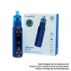 Authentic FreeMax GEMM 25W 1300mAh MTL / DTL Box Mod Pod System Starter Kit - Black, 2ml, 0.5ohm / 1.0ohm