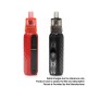 Authentic FreeMax GEMM 25W 1300mAh MTL / DTL Box Mod Pod System Starter Kit - Black, 2ml, 0.5ohm / 1.0ohm