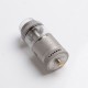 Authentic Vandy Vape Widowmaker RTA Rebuildable Vape Tank Atomizer - Frosted Grey, Stainless Steel + Glass, 6ml, 25mm Diameter