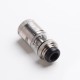 Authentic Vandy Vape Widowmaker RTA Rebuildable Vape Tank Atomizer - SS, Stainless Steel + Glass, 6ml, 25mm Diameter