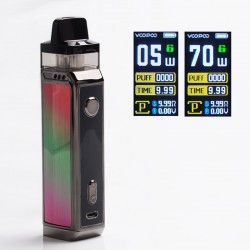 Authentic Voopoo VINCI X VW Box Mod Pod System Starter Kit - Aurora, Zinc Alloy + PCTG, 5.5ml, 0.3ohm / 0.6ohm, 5~70W, 1 x 18650