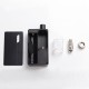 Authentic Rincoe Manto 80W VW Box Mod AIO Pod System Starter Kit - Carbon Black, Aluminum Alloy, 3ml, 1~80W, 1 x 18650