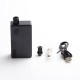 Authentic Rincoe Manto 80W VW Box Mod AIO Pod System Starter Kit - Carbon Black, Aluminum Alloy, 3ml, 1~80W, 1 x 18650