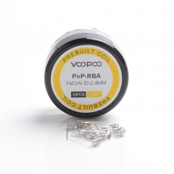 [Ships from Bonded Warehouse] Authentic Voopoo Half-DL / MTL PnP-RBA Prebuilt Wire Coil for VINCI X /VINCI R - 0.6ohm (10 PCS)