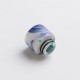 Authentic Reewape AS239 510 Replacement Drip Tip for RDA / RTA/RDTA/Sub-Ohm Tank Vape Atomizer - White Purple Green, Resin, 15mm