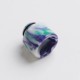 Authentic Reewape AS239 510 Replacement Drip Tip for RDA / RTA/RDTA/Sub-Ohm Tank Vape Atomizer - White Purple Green, Resin, 15mm