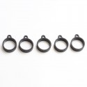 [Ships from Bonded Warehouse] Replacement Neutral Silicone Ring with Lanyard Connector for Mod Kit - Black, 20mm (5 PCS)