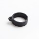 Replacement Neutral Silicone Ring with Lanyard Connector for E-Cigarette / Pod Kit / Vape Mod Kit - Black, 20mm Diameter (5 PCS)
