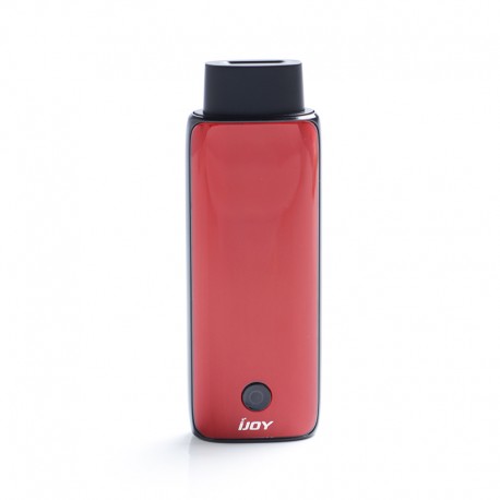 Authentic IJOY Neptune AIO 650mAh Pod System Starter Kit - Crystal Red, Zinc Alloy + Curved Glass, 1.8ml, 1.0ohm