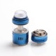 Authentic Vandy Vape Widowmaker RTA Rebuildable Vape Tank Atomizer - Blue, Stainless Steel + Glass, 6ml, 25mm Diameter