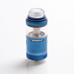 Authentic VandyVape Widowmaker RTA Rebuildable Tank Atomizer - Blue, Stainless Steel + Glass, 6ml, 25mm Diameter