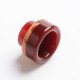 Authentic Reewape AS289 Replacement 810 Drip Tip for 528 Goon / Reload / Kennedy /Wotofo Profile/Battle RDA - Brown, Resin, 13mm