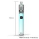 [Ships from Bonded Warehouse] Authentic Innokin GO S 13W 1500mAh Pen Kit w/ MTL Tank Atomizer - Light Blue, 2.0ml, 1.6ohm