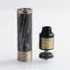 Authentic Steel Tailspin Hybrid Mechanical Mod + RDTA Kit - Gold, Brass + Stainless Steel, 1 x 18650, 4ml, 25mm Dia.