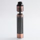 Authentic Steel Tailspin Hybrid Mechanical Mod + RDTA Kit - Copper, Brass + Stainless Steel, 1 x 18650, 4ml, 25mm Dia.