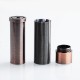 Authentic Steel Tailspin Hybrid Mechanical Mod + RDTA Kit - Copper, Brass + Stainless Steel, 1 x 18650, 4ml, 25mm Dia.