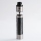 Authentic Steel Tailspin Hybrid Mechanical Mod + RDTA Kit - Silver, Brass + Stainless Steel, 1 x 18650, 4ml, 25mm Dia.