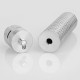 Authentic Steel Sebone Hybrid Mechanical Mod + RDA Kit - Silver, Stainless Steel, 1 x 18650, 24mm Diameter