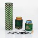 Authentic Steel Sebone Hybrid Mechanical Mod + RDA Kit - Green, Copper, 1 x 18650, 24mm Diameter