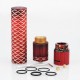 Authentic Steel Sebone Hybrid Mechanical Mod + RDA Kit - Red, Copper, 1 x 18650, 24mm Diameter
