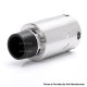 Authentic Steel EX RDA Rebuildable Dripping Atomizer - Silver, Stainless Steel, 25mm Diameter