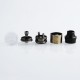 Authentic Steel Vape Tailspin RDTA Rebuildable Dripping Tank Vape Atomizer - Gold, Stainless Steel, 4ml, 25mm Diameter