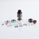 Authentic Steel Tailspin RDTA Rebuildable Dripping Tank Atomizer - Gold, Stainless Steel, 4ml, 25mm Diameter