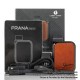 Authentic LostVape Prana 12W 500mAh Pod System Starter Kit - Black Leather, Zinc Alloy, 1.0ml, 1.0ohm